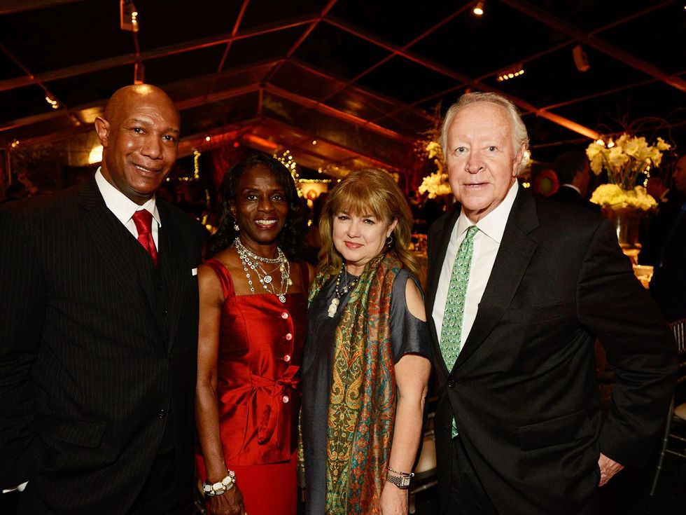 24 Cary and Clarease Yates, from left, Anne van Horn and Mike McSpadden at the Texas Children's Ambassadors Holiday Party December 2013