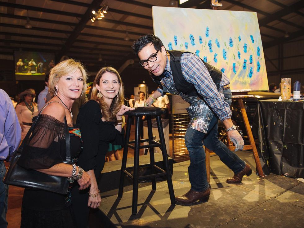 24 Houston Cattle Baron's Ball April 2013 Nancy Stobaugh, Stephanie Ray, Edgar Medina