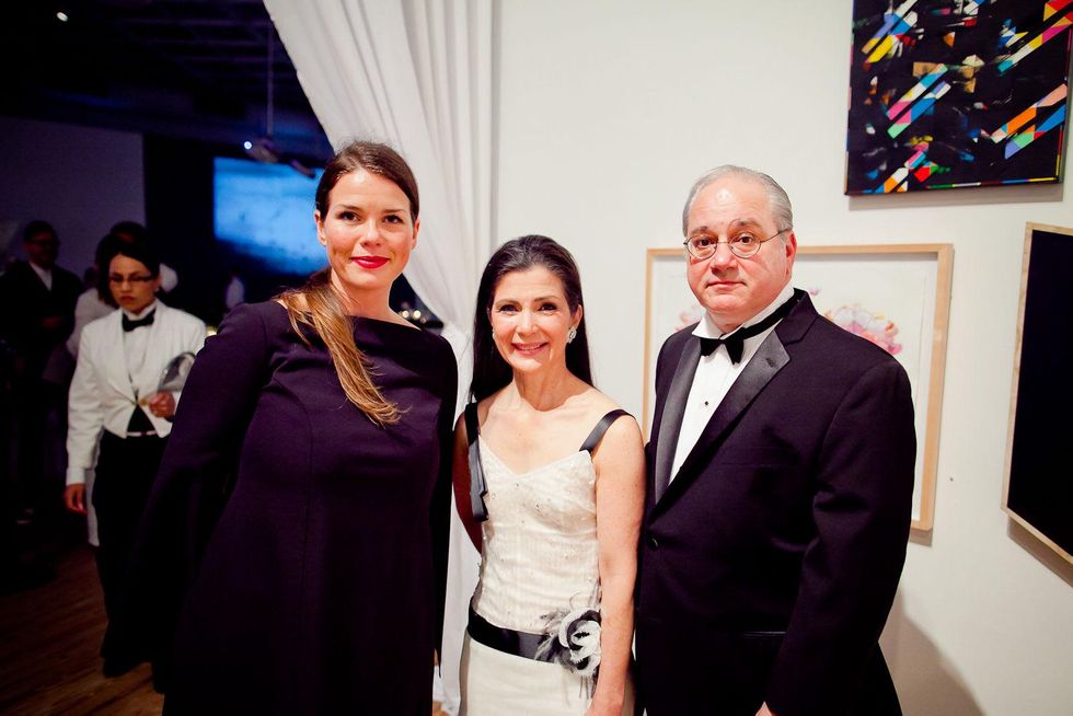 24 Jessica Phifer, left, with Cynthia and Tony Petrello at the CAMH Gala March 2015