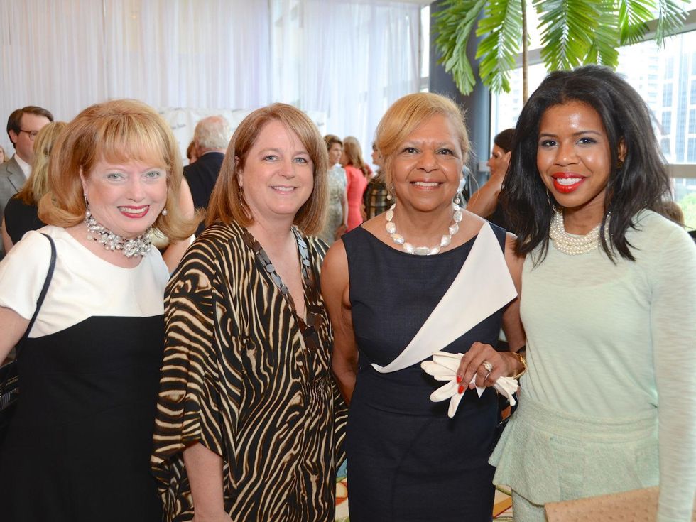 24 Karen Wildenstein, Shelley Taylor Ludwic, Yvonne Cormier, Claire Cormier Thielke at the Best Dressed luncheon March 2015
