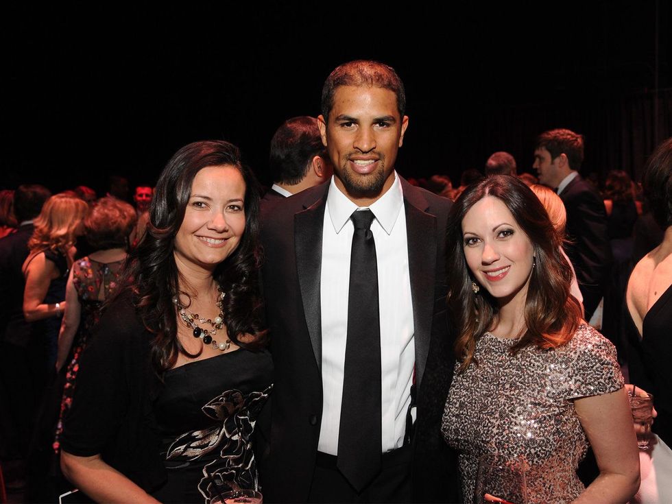 24 Roseanne Leal, from left, Mario Fazio and Amanda Barthlome at Heart Ball February 2014
