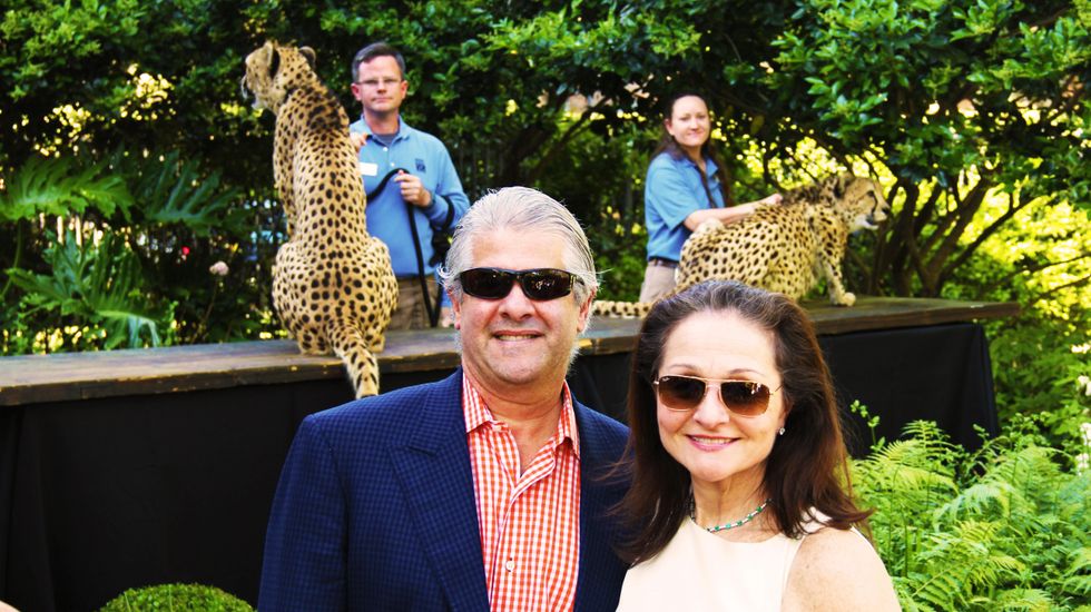 24 Sid and Phyllis Bresler at Cheetah Conservation and The Houston Zoo Event March 2015