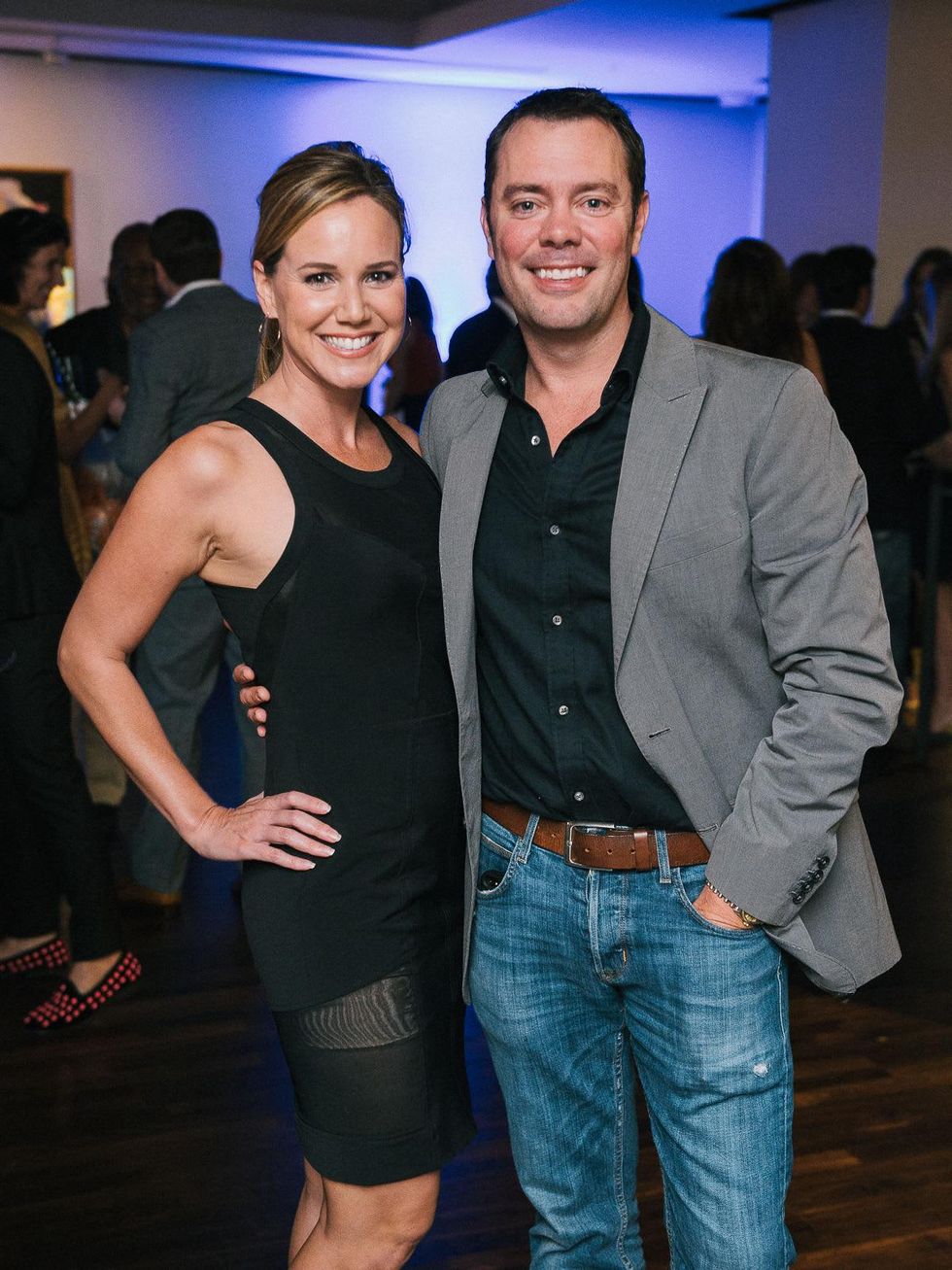 24 Stacy and John Andell at CultureMap fifth anniversary birthday party October 2014
