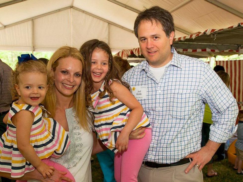 24, Texas Children's Ambassadors party April 2013 chairs Liz Wolfe, Jud Wolfe, Lucy Wolfe, Lily Wolfe