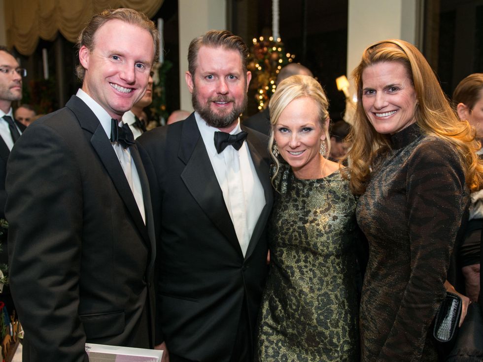 24 Tyler Van Houtan, from left, Scott and Melenie Rothwell and Emily Van Houtan at the Trees of Hope Gala November 2014