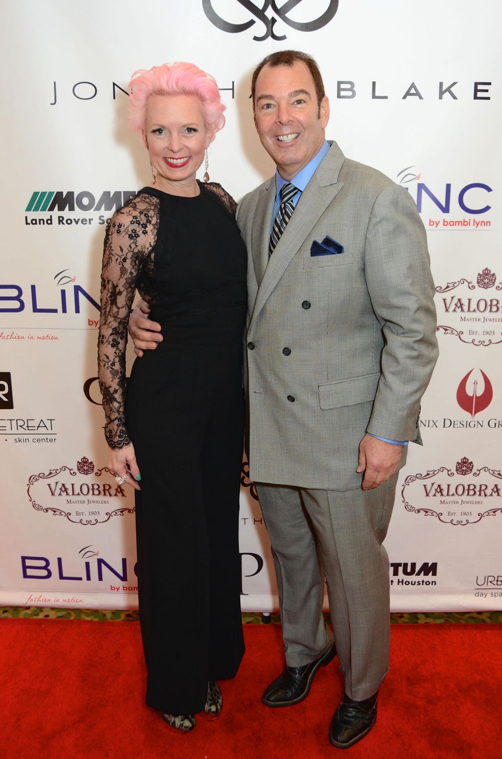 24 Vivian Wise and Peter Martino at the Jonathan Blake fashion show October 2014