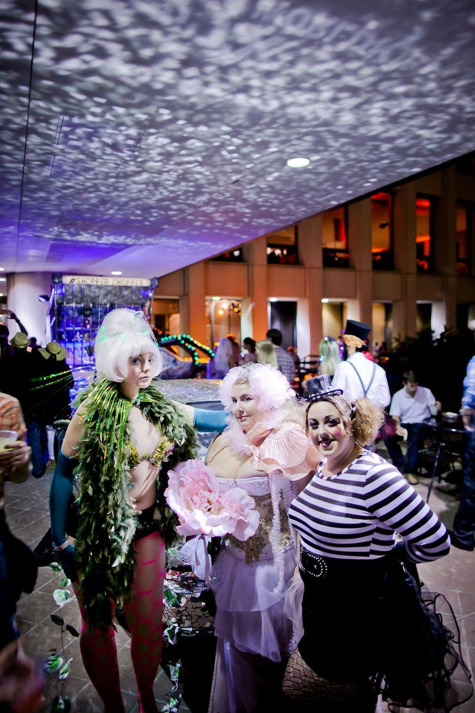 240 Honey Moonpipe, July St. Jennifer and Madam Debra at the Art Car Ball April 2015