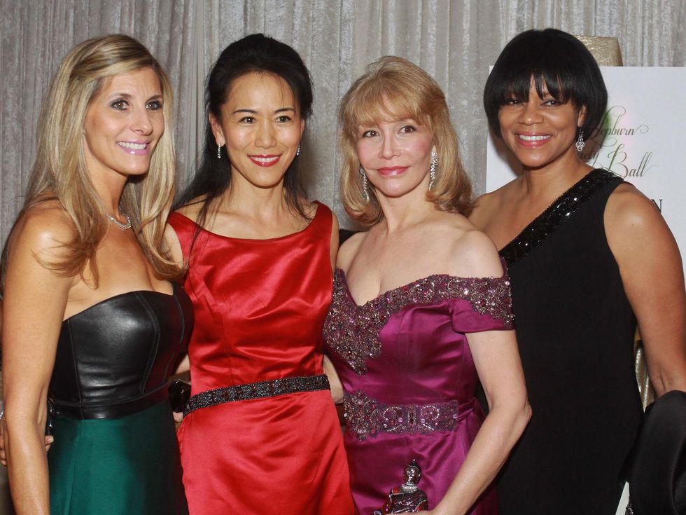 244 UNICEF Houston gala September 2013 Gina Bhatia, from left, Y. Ping Sun, Susan Boggio and Suzette Brimmer
