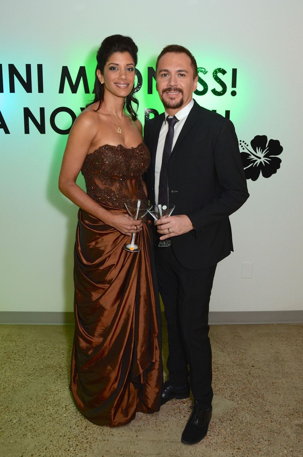 249 Katwing Comby and Adrian Duenas at the Craft Museum Martini Madness party January 2015