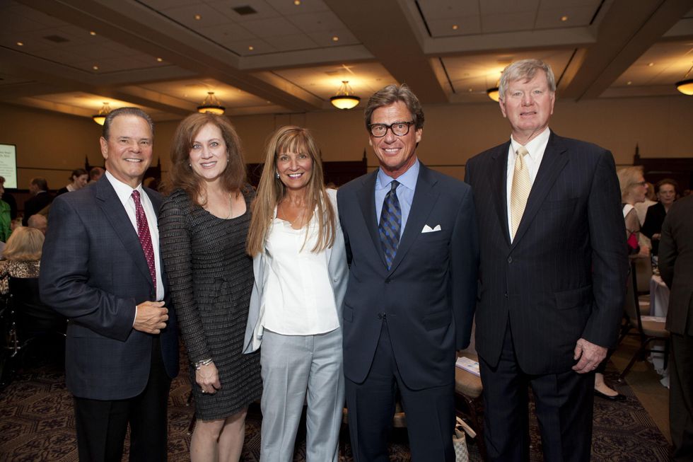 249 Rob and Liz Andrews, from left, Beverly and Tom Fritsch and David Deaton at the Hope and Healing Center luncheon May 2014