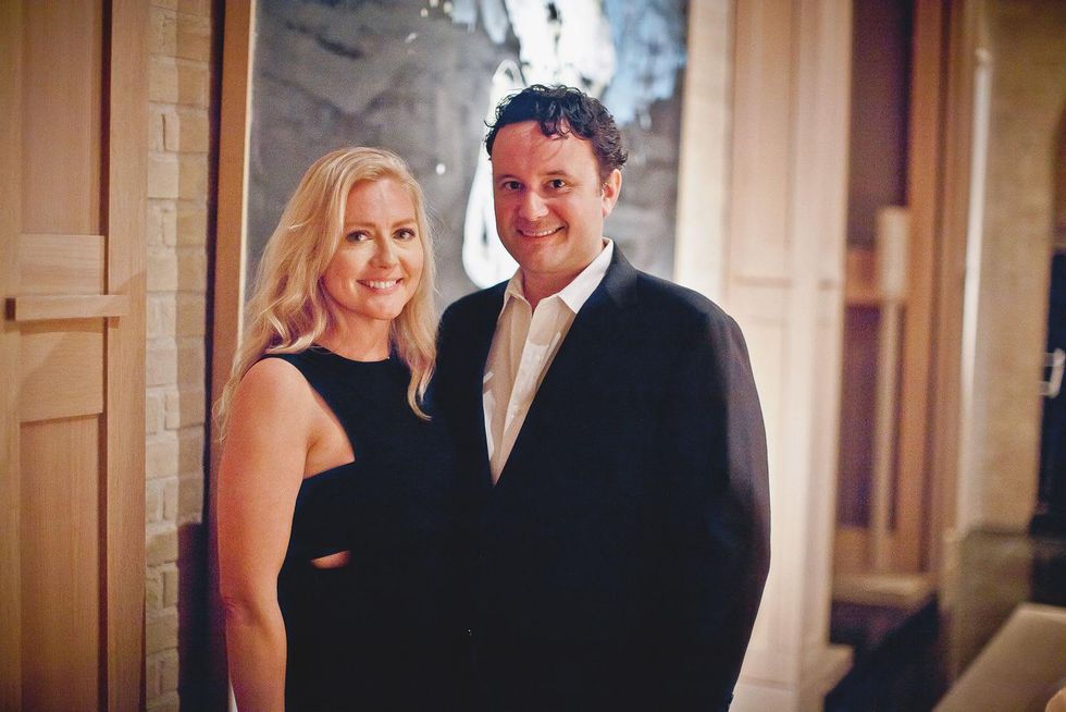 25 Caroline Starry LeBlanc and Jared LeBlanc at the Pam & Gela party November 2014