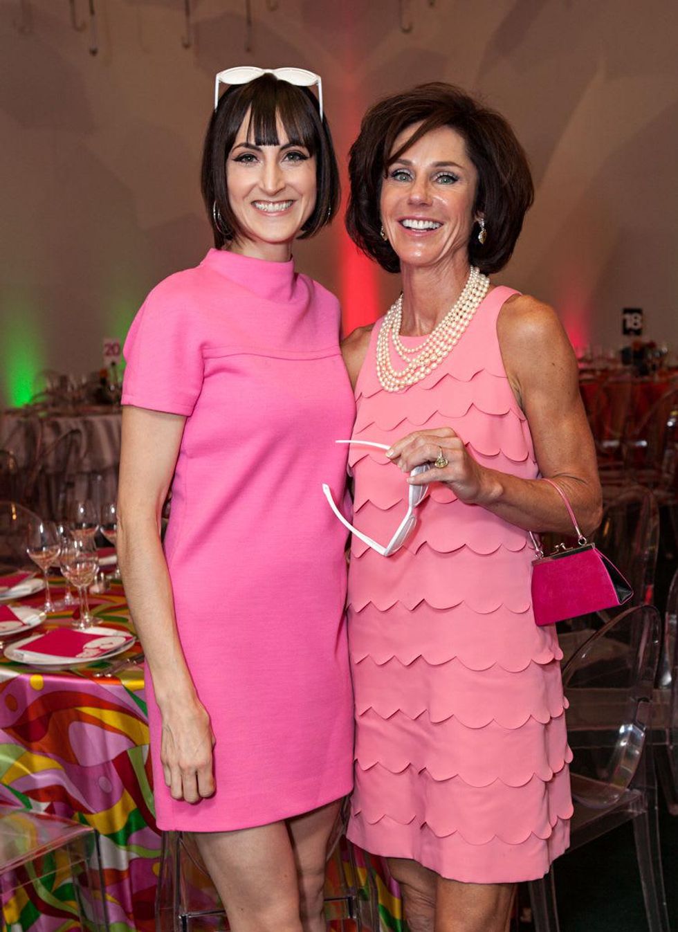 25 Emily Church, left, and Heidi Gerger at the Blaffer Gala May 2014