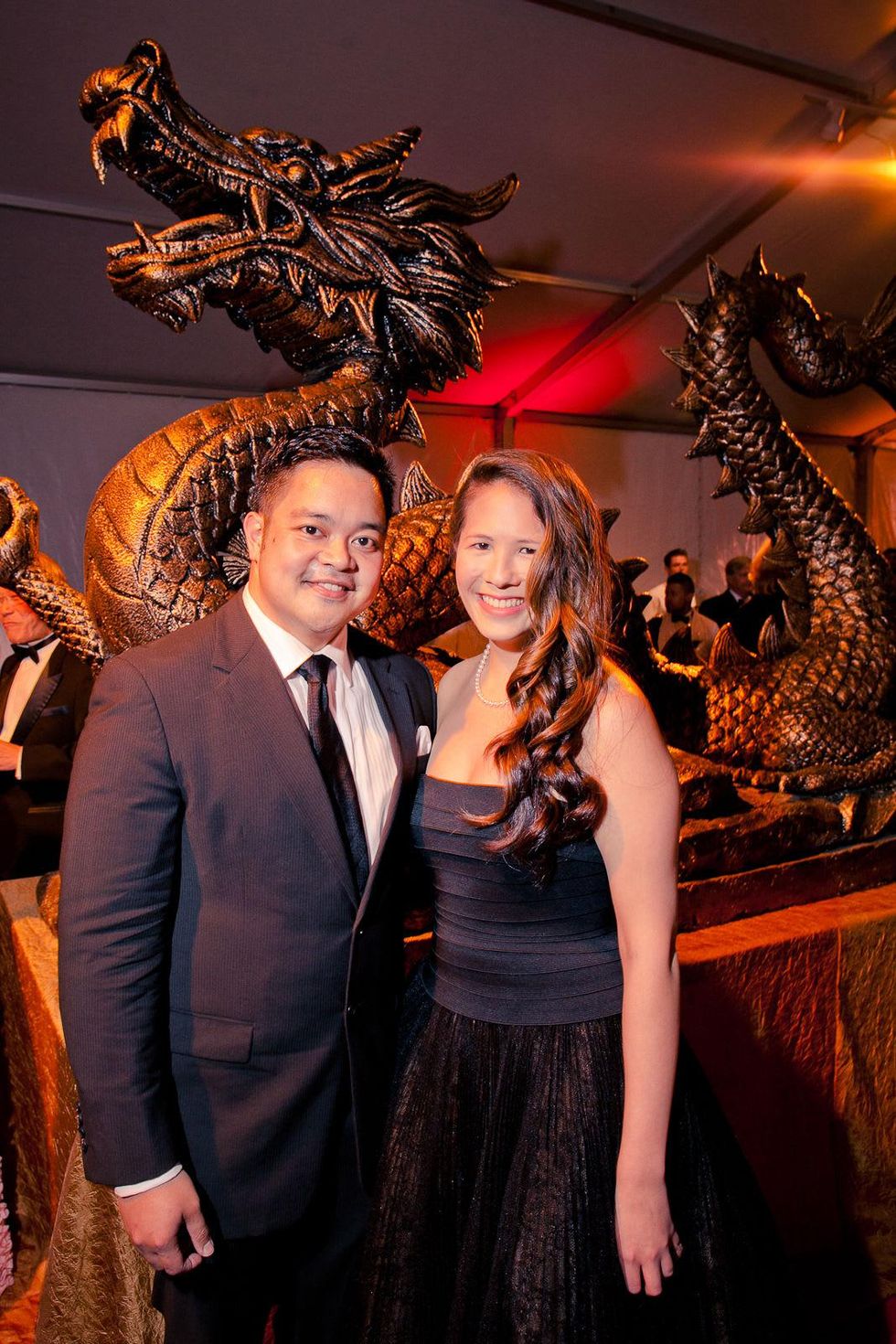 25 Henry DeOcampo and Livia Yang at the Asia Society Tiger Ball March 2015