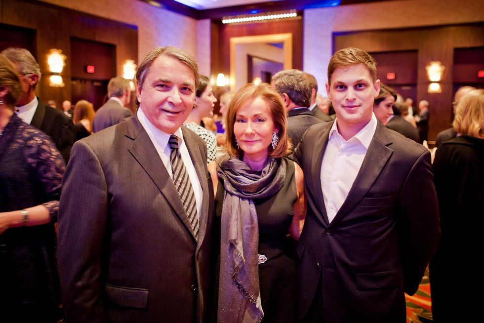 25 Mark Wawro, from left, Melanie Gray and Elliott Marks at the Planned Parenthood Gala October 2014