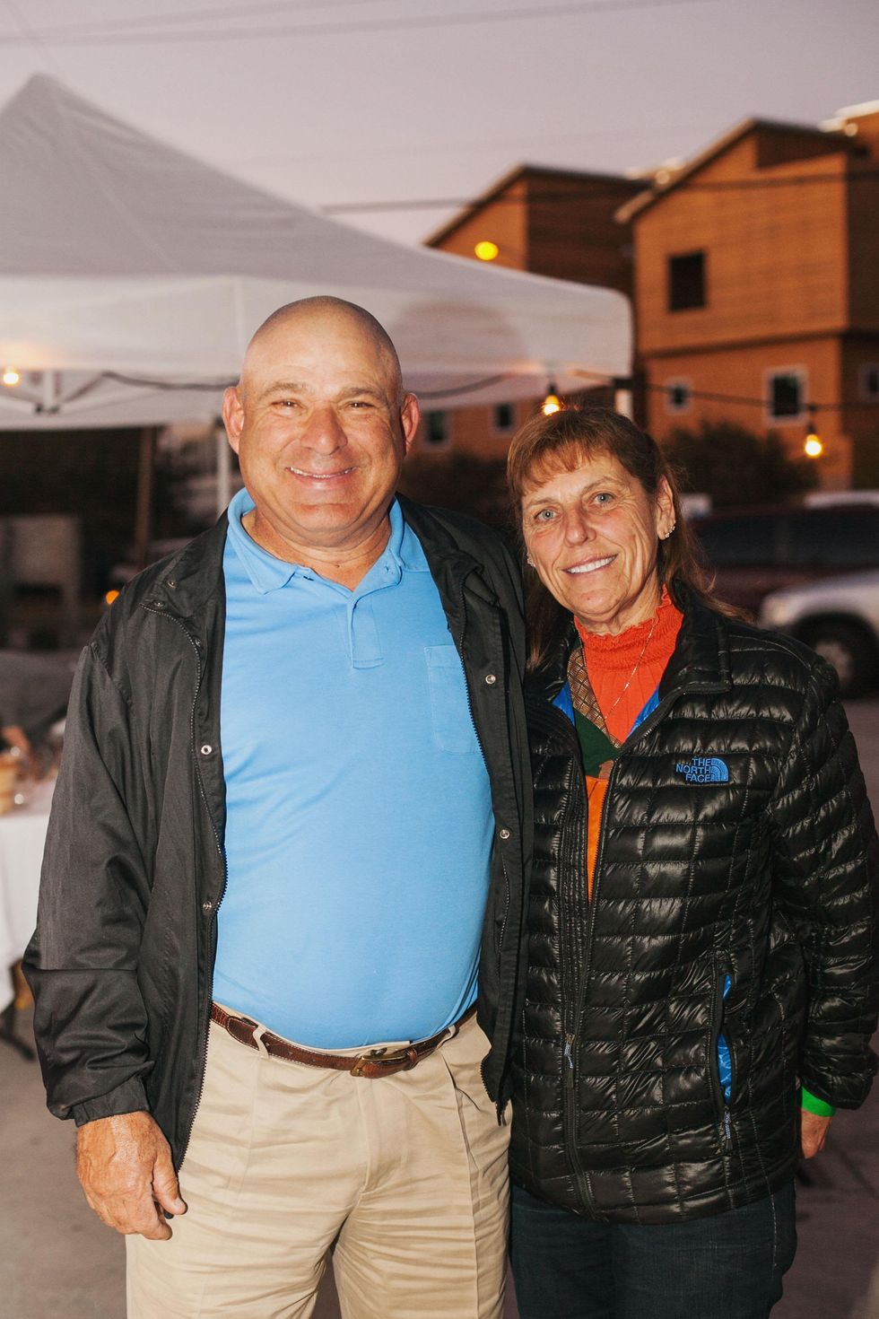 25 Mike and Theresa Atkinson at the Urban Harvest 10th anniversary dinner November 2014