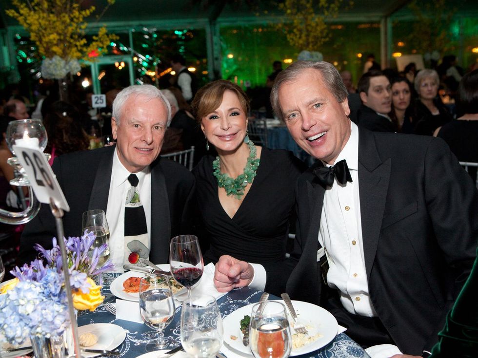 25 Nick Smeloff, from left, Sharon Adams and David Dewhurst at Gala on the Green February 2014