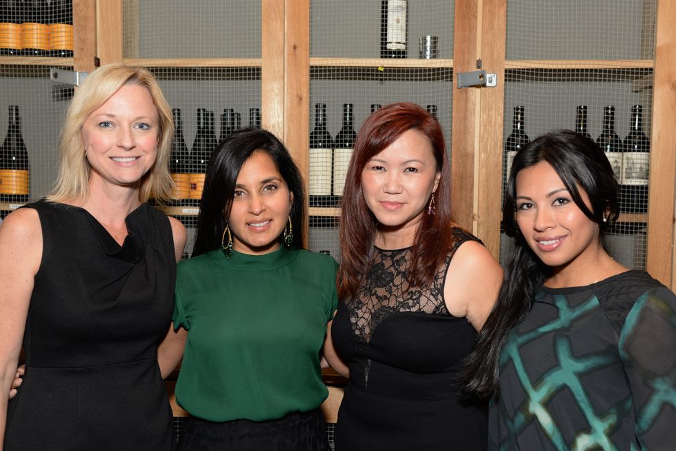 25 Reyne Hirsch, from left, Swati Narayan, Tammy Tran Nguyen and Stephanie Carrasco-Oshman at the KNOWAutism Foundation reception September 2014