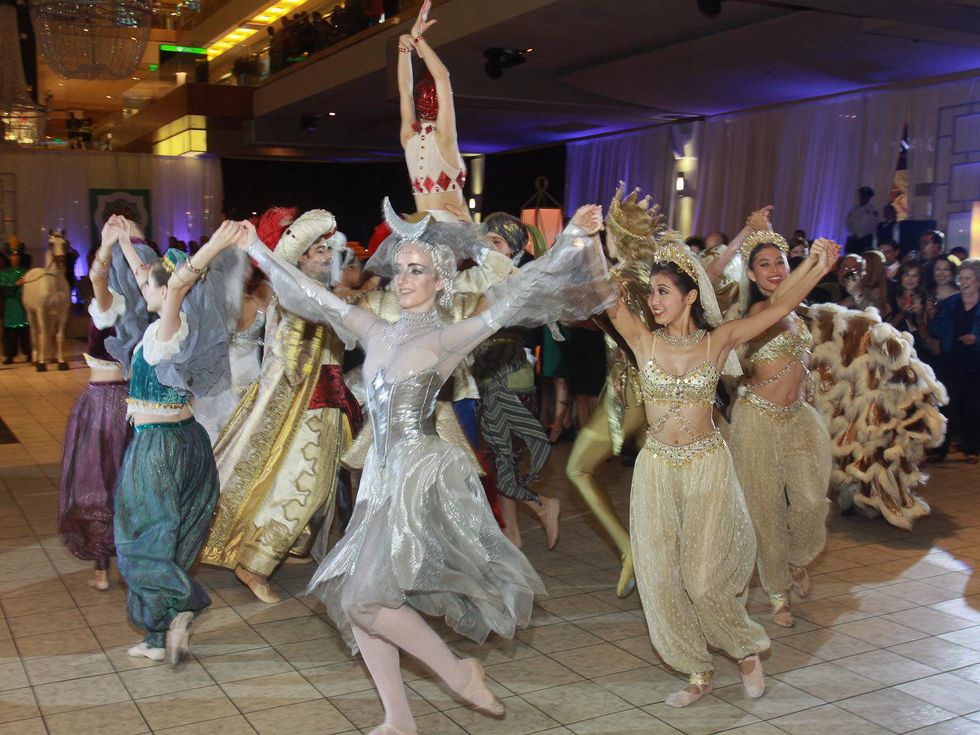 251 dancers at the Houston Ballet Carnan Properties party
