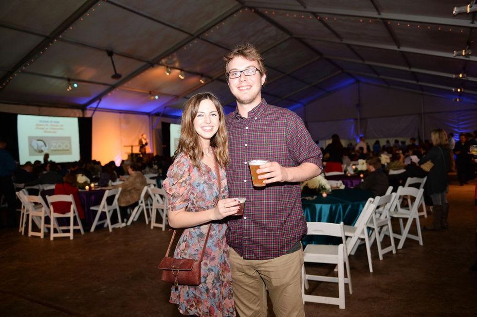 255 Ali Wolf and Travis Gumphrey at the Houston Zoo Ambassadors Gala February 2015