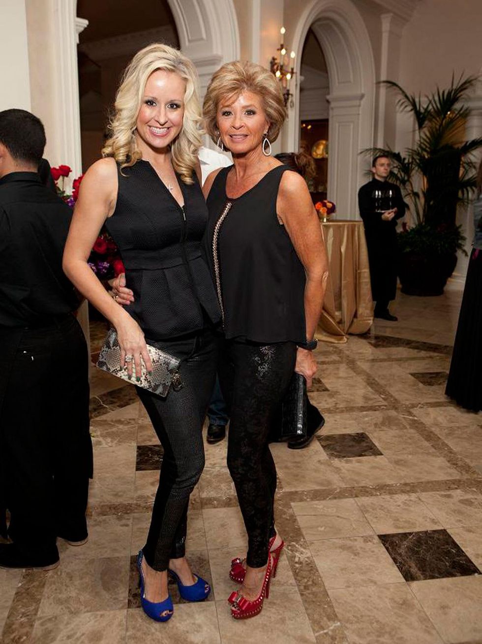 256 Jennifer Brown, left, and Dianne Hutmacher at Texas Children's event November 2013