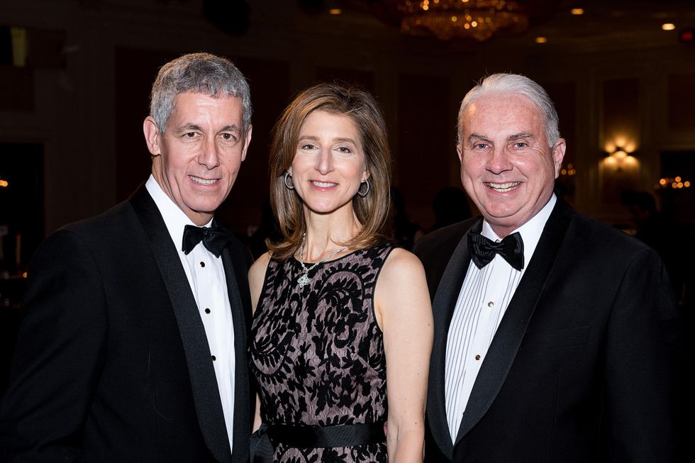 26 Bobby and Eve Lapin, left, with Mark A. Wallace at the Jewish Community Center Children's Scholarship Ball March 2015
