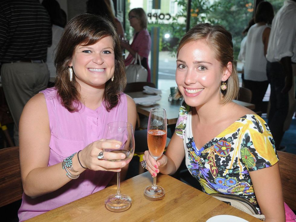 26 Coppa Osteria party September 2013 Meredith Parsley, Haley Huckin