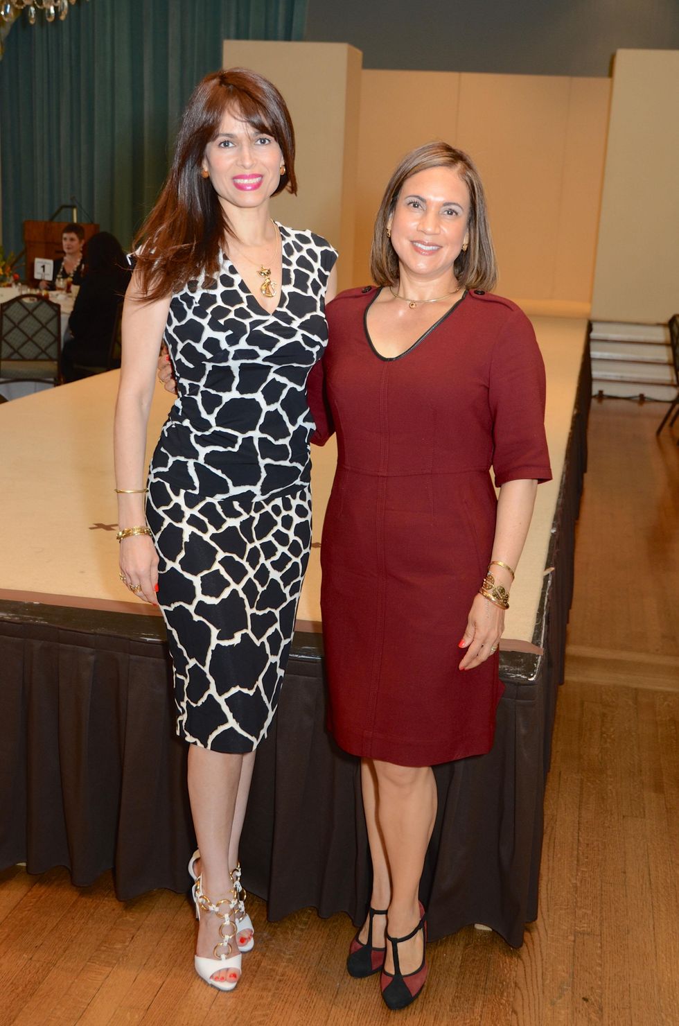 26 Karina Barbieri, left, and Marlyn Greiner at the Latin Women's Initiative Luncheon October 2014