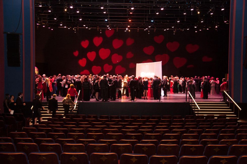 26 Silent auction at Heart Ball February 2014