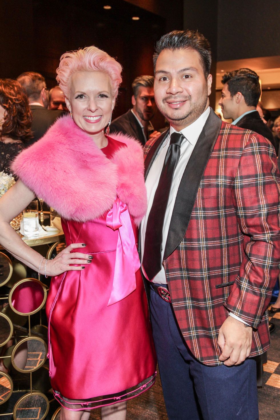 26 Vivian Wise and Sergio Morales at the Social Book Treasures dinner December 2014