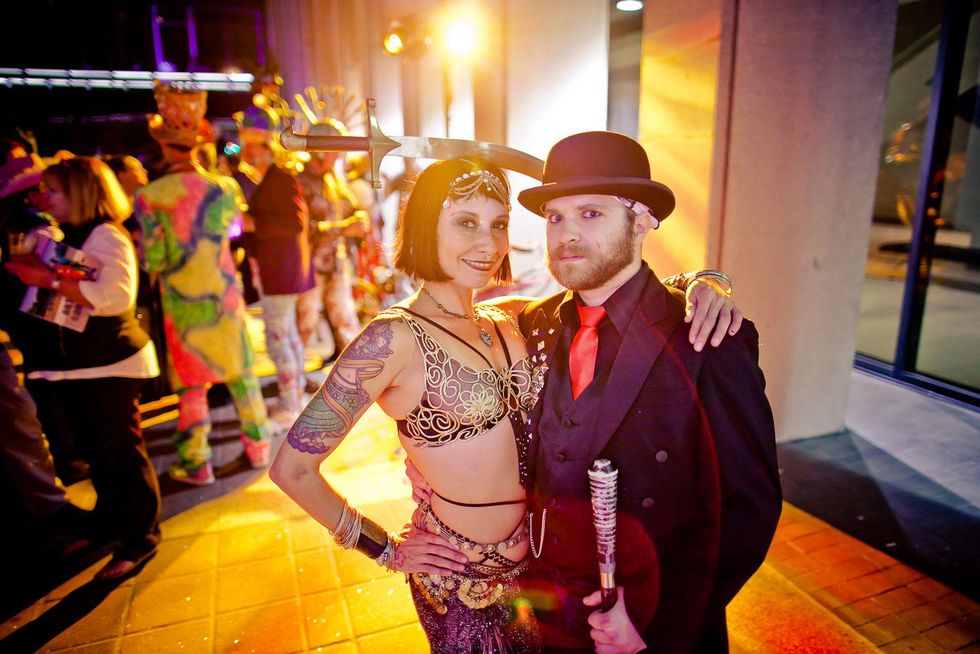 265 Y.E.T. and Nick Tvegan at the Art Car Ball April 2015