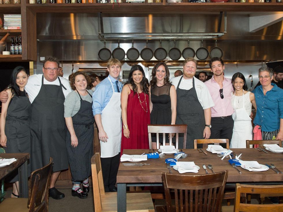 2678,Ballet Barre dinner, April 2013, Nao Kusuzaki, Chris Shepherd, Rebecca Masson, Chris Coomer, Kristy Bradshaw, Lindsey Brown, Randy Evans, Charles-Louis Yoshiyama, Monica Pope