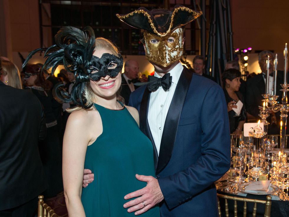 27 Isabel and Danny David Masks at the Houston Ballet Ball February 2015