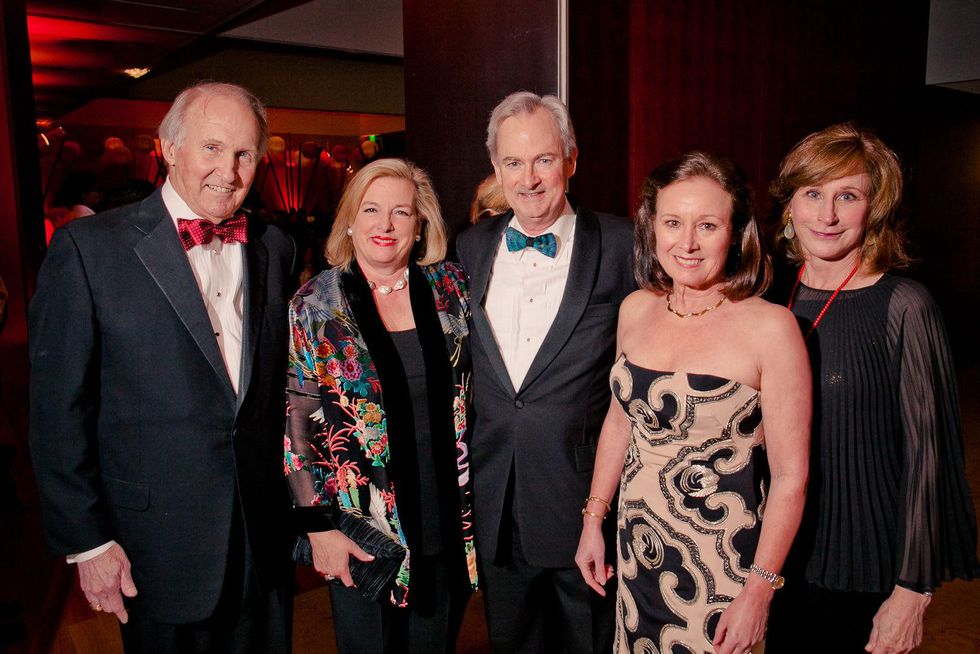 27 Jim and Molly Crownover, from left, Doug and Sarah McMurrey and Barbara Gibbs at the Asia Society Tiger Ball March 2015