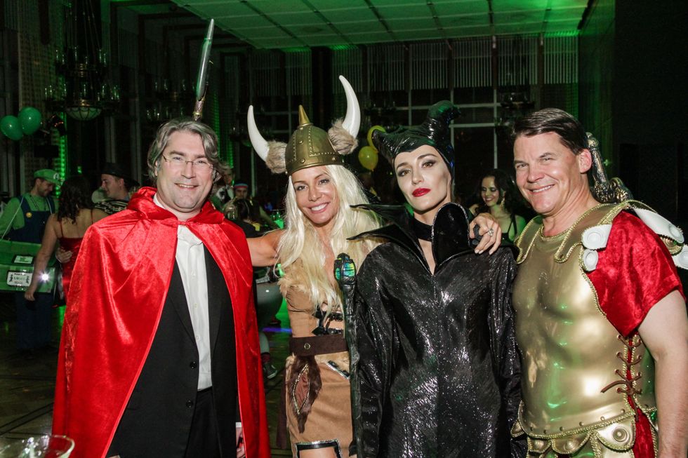 27 Preston Marshall, from left, Marianna Prueger, Natalya Read and Steve Kennedy at The Patroleum Club Halloween party November 2014