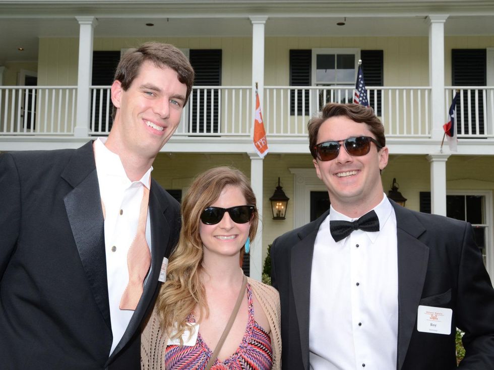 27, Silver Spurs party April 2013 Jack Foster, Eve French, Roy Sweeney