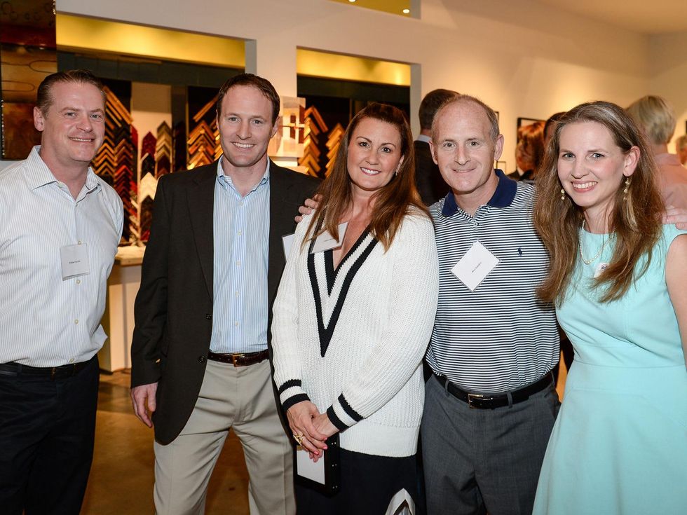 27 William Van Pelt, from left, Frost Murphy, Lauri Bret Sanders and Rachael Wright at the HeartGift photo exhibition May 2014