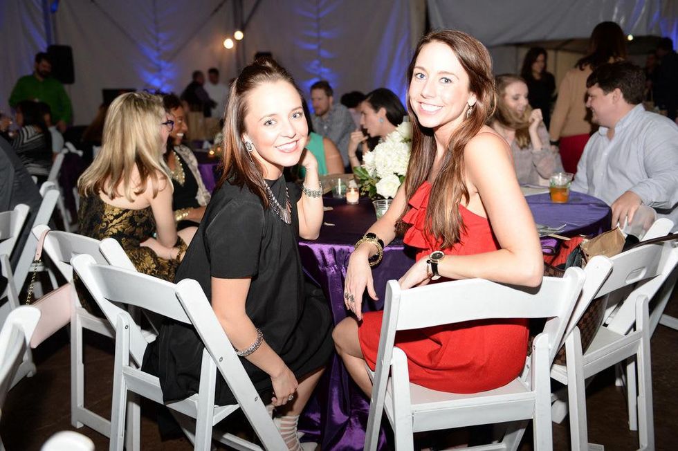 271 Allie Nicholson, left, and Shae Padgett at the Houston Zoo Ambassadors Gala February 2015