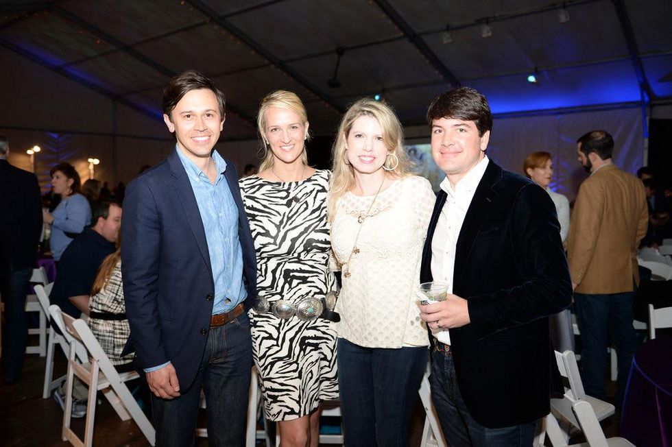 272 Matt and Catherine Matthews, from left, and Courtney and Bill Toomey at the Houston Zoo Ambassadors Gala February 2015