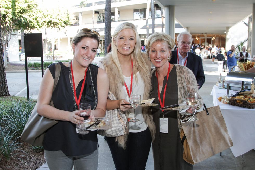 2761 Natalie Pipkin, from left, Sarahbeth Pipkin and Laura Pipkin at the Risotto Festival November 2013