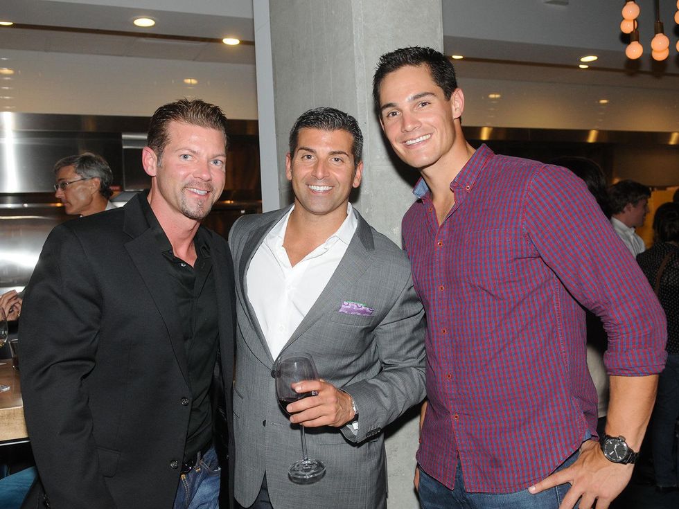 28 Coppa Osteria party September 2013 Shawn Fox, Scott Angelico, Ryne Reynoso