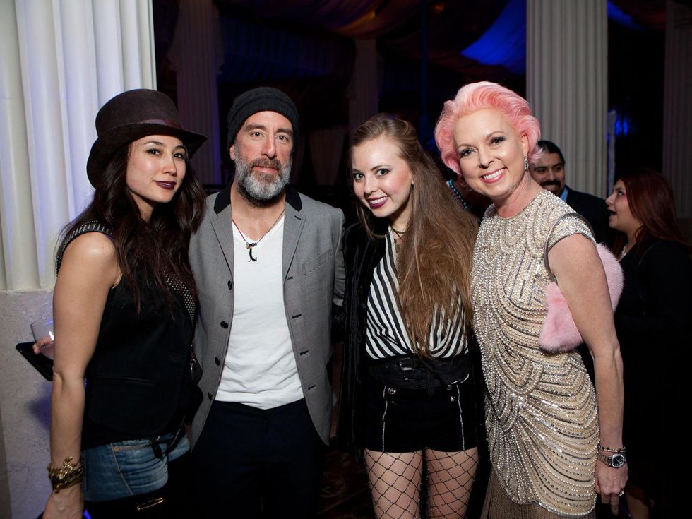 28 Jacy and Grant Cooper, from left, Kady Smalley and Vivian Wise at the Night Circus party January 2014
