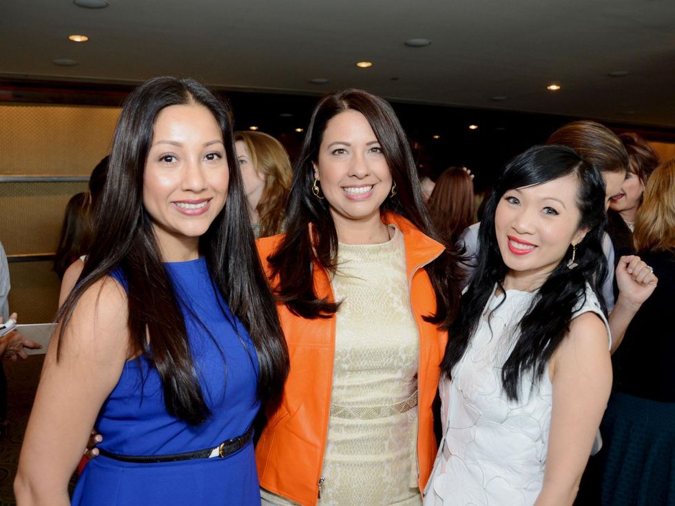 28 Nancy Almodovar, from left, Anika Jackson and Conny Kwan-Wong at the Best Dressed luncheon March 2015