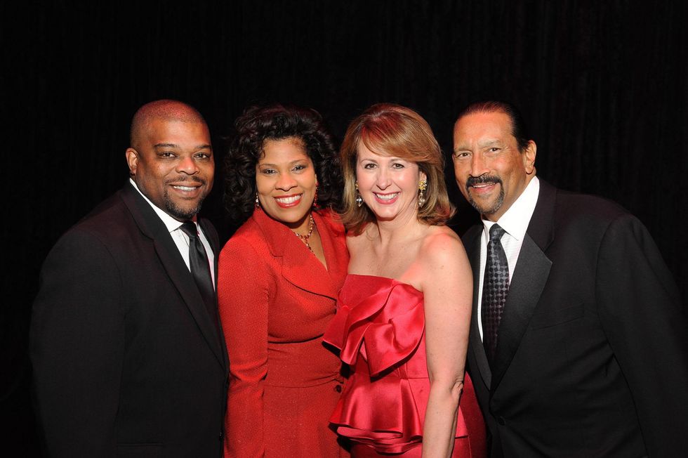 28 Terrance and Diedra Fontaine, from left, and Illena and Michael Trevino at Heart Ball February 2014