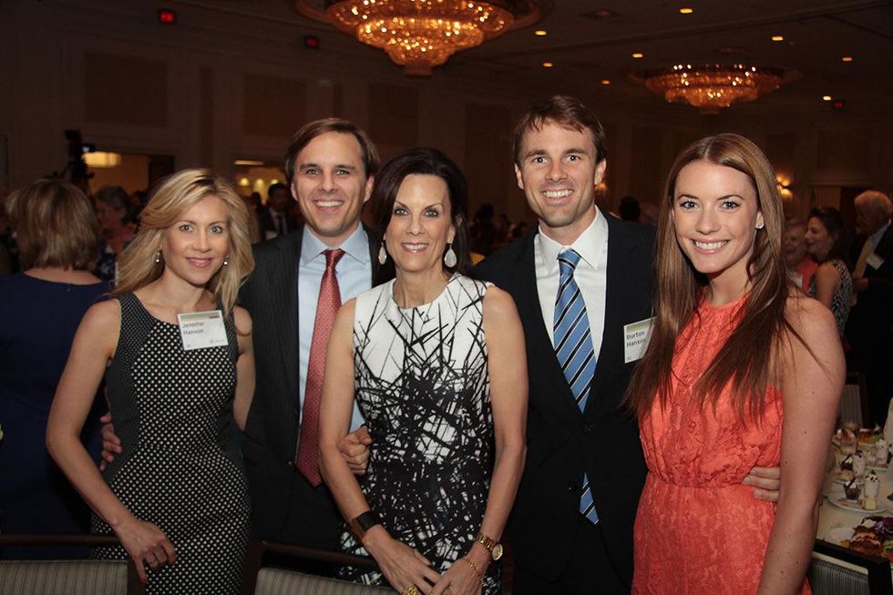 2866 Jennifer and Michael Hanson Jr., from left, Francy Fondren, Burton Hanson and Anah Hanson Witter at the Menninger Luncheon May 2014