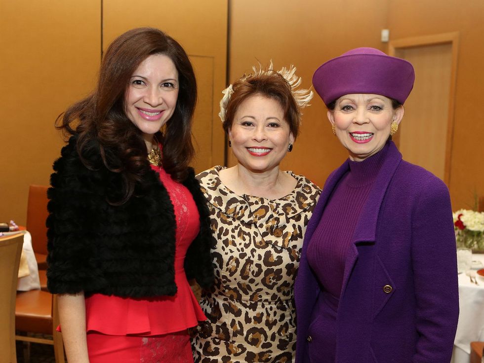 29 Alex Blair, from left, Rini Ziegler and Danielle Ellis at the Houston Grand Opera Ball luncheon February 2014