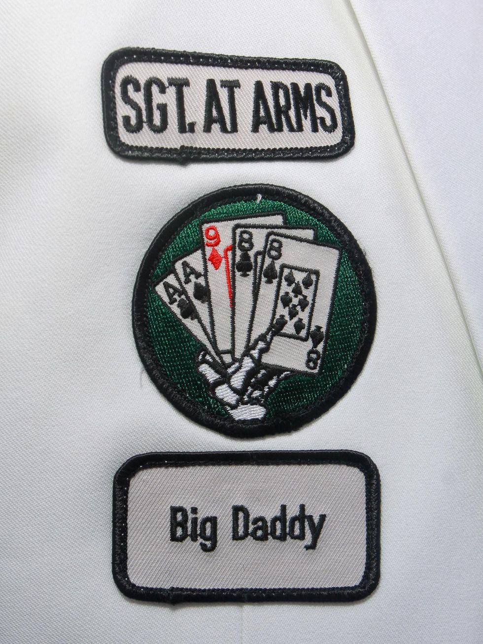 29 Detail of Ken Carr's coat at Deacons of Deadwood