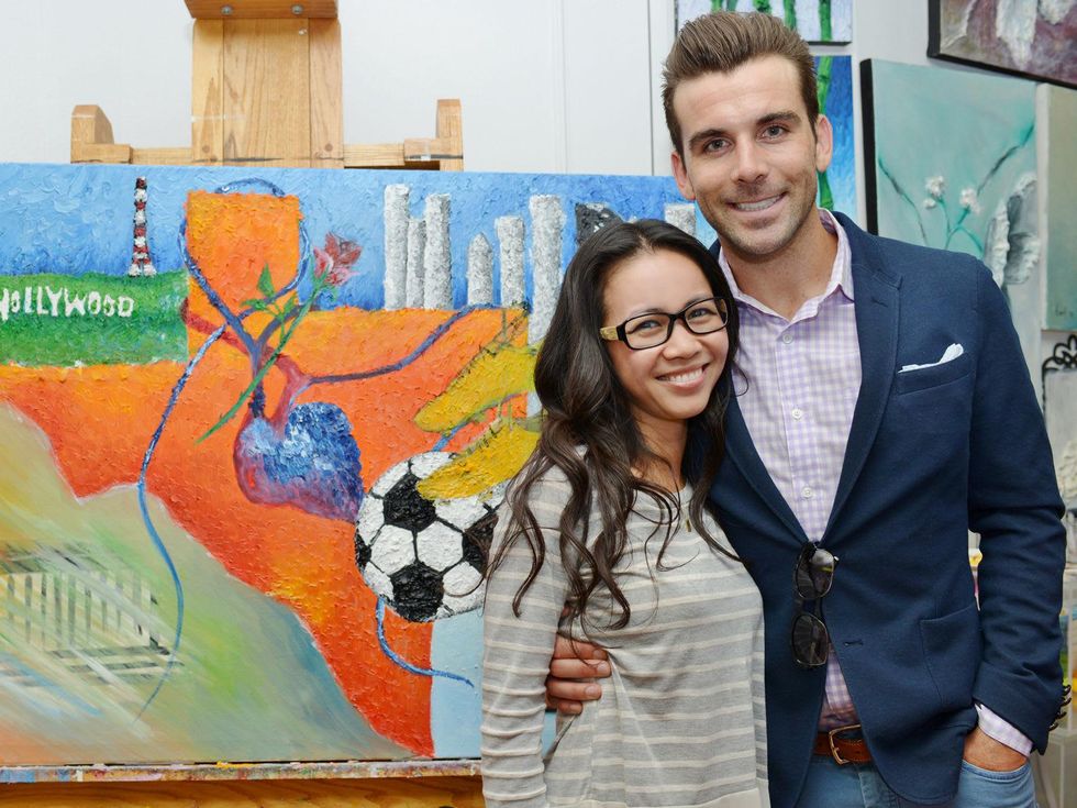 29. Hanh Tran and Michael Chabala at the Hanh Tran Gallery opening June 2014