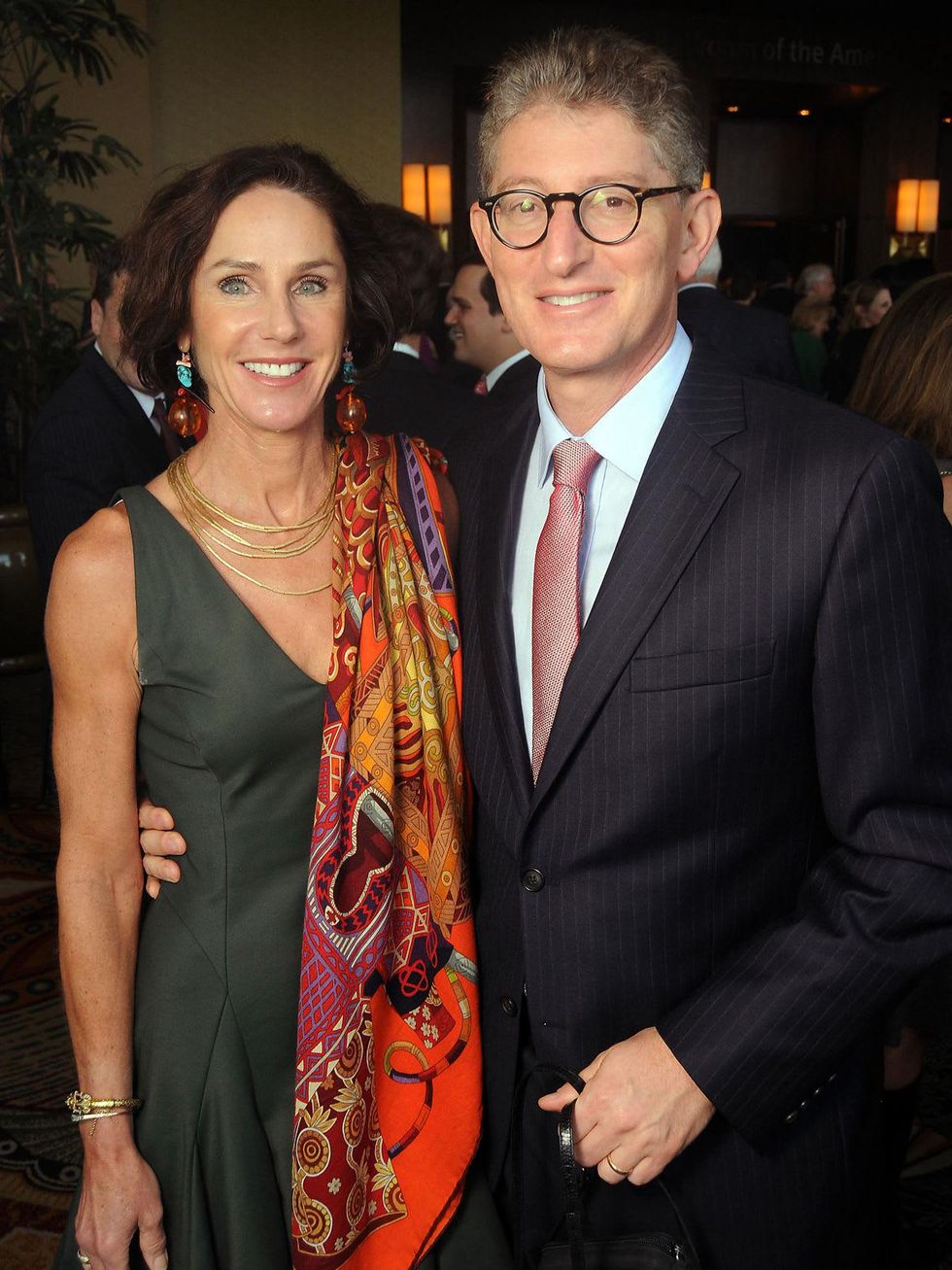 29 Heidi and David Gerger at the Guardian luncheon November 2013