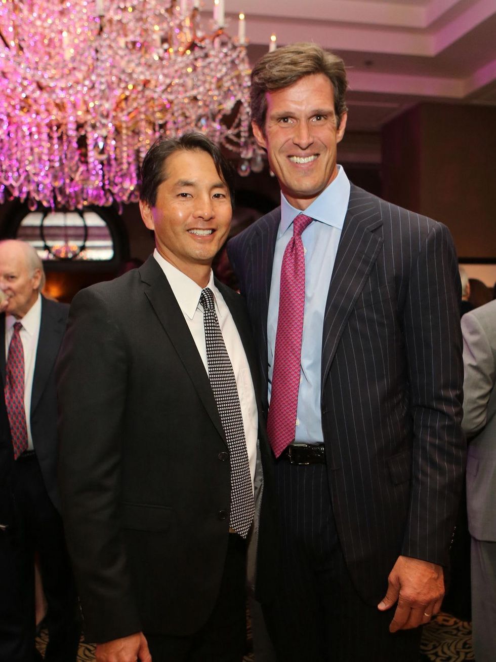 294 Dr. Rex Marco, left, and Haag Sherman at Catwalk for a Cure November 2013