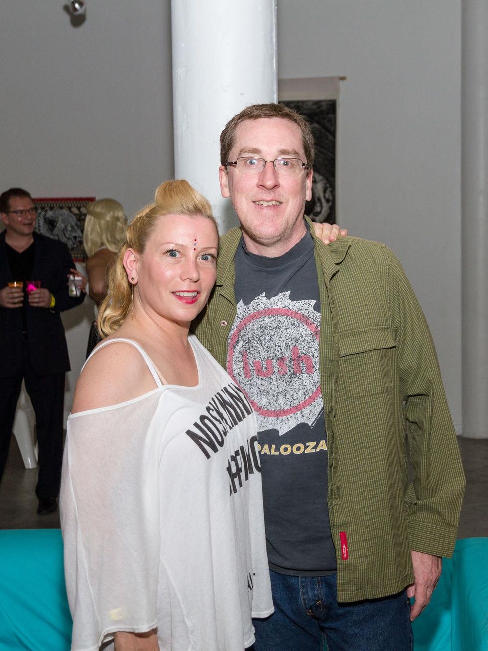 2972 Stacey Abbott and Mark Moss at Party Like a Rock Star benefiting Planned Parenthood August 2014